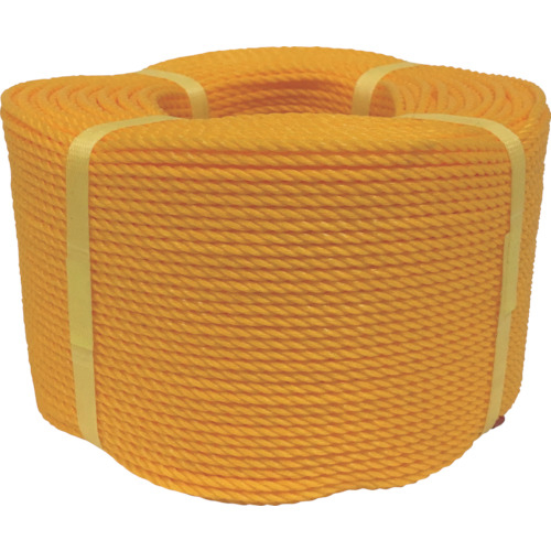 ﾛｰﾌﾟ PEﾛｰﾌﾟ巻物 3φ ×200m ｲｴﾛｰ 1巻画像