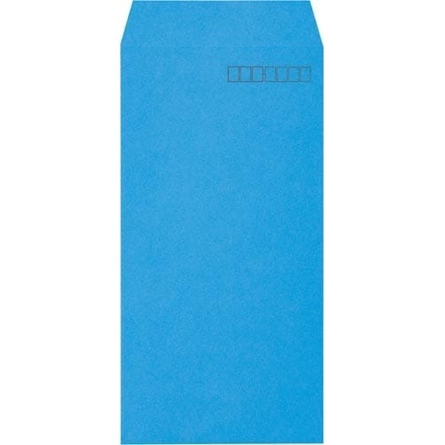 カラークラフト封筒　長３　ライトブルー　１００枚入画像