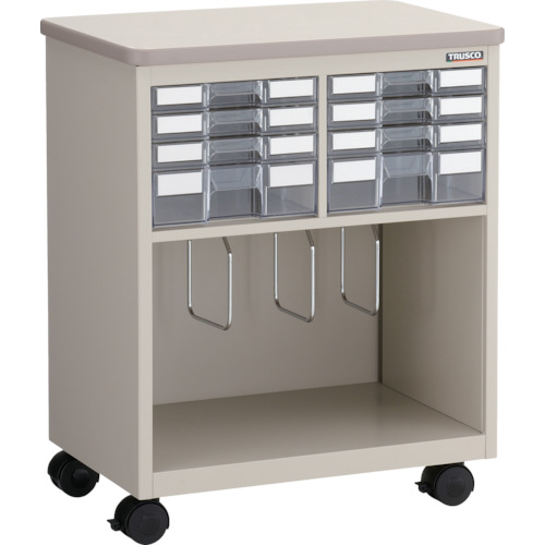 ﾃﾞｽｸｻｲﾄﾞﾜｺﾞﾝ 天板付 引出付き(浅型6個 深型2個付) 1台画像