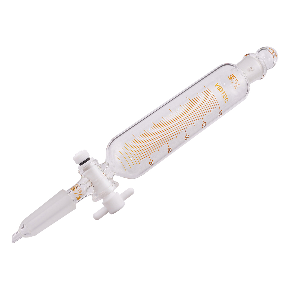 滴下ロート（PTFEコック付・目盛付）100mL　普通摺合