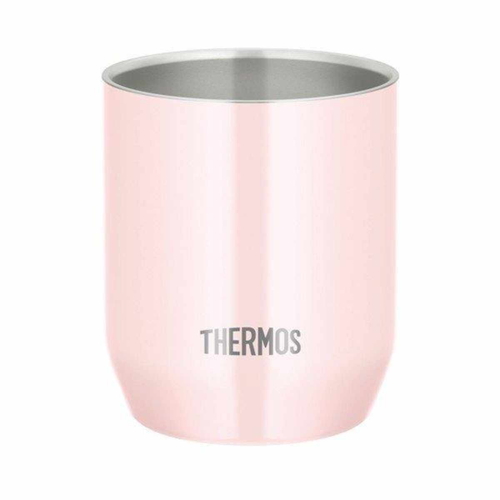 タンブラー サーモス thermos 真空断熱カップ 280ml パステルカラー ステンレス ピーチ画像