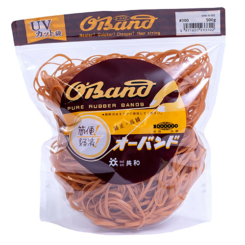 ｵｰﾊﾞﾝﾄﾞ #360 内径89mm 500g入 透明袋 1袋画像