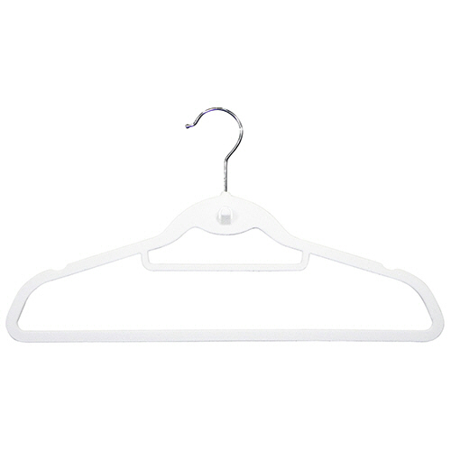 ﾓﾉｸﾛｰｾﾞｯﾄ ｼｬﾂﾊﾝｶﾞｰﾌﾛｯｷｰ ﾎﾜｲﾄ 1組(6本)