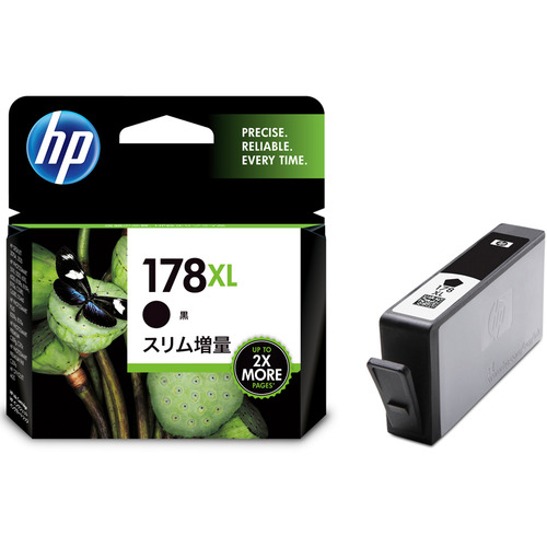HP178XL ｲﾝｸｶｰﾄﾘｯｼﾞ 黒 ｽﾘﾑ増量 CN684HJ 1個画像