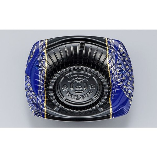 シーピー化成 どんぶり容器 CBFまど味17 いづつ青 本体画像