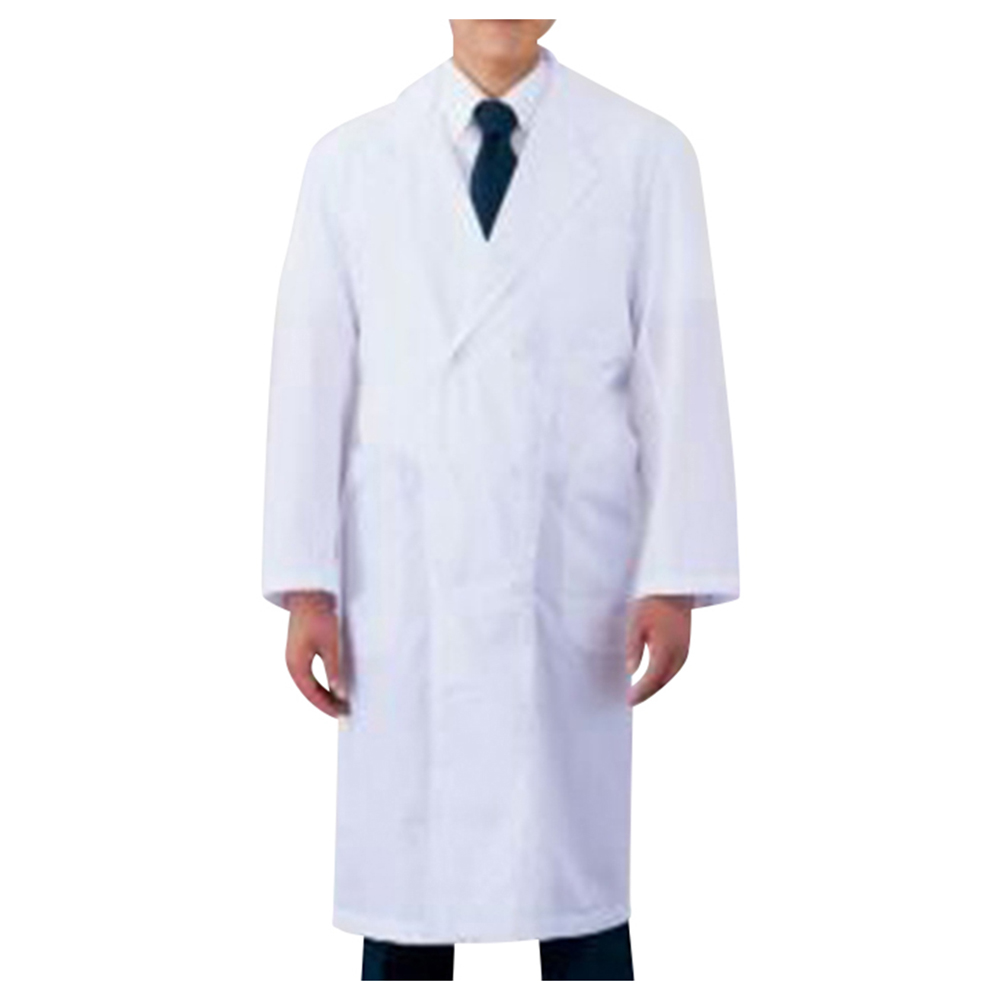 実習白衣　ダブル　男性用　M画像