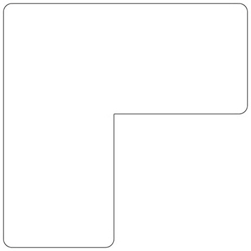 ﾍﾞﾙﾃﾞﾋﾞﾊﾞ 位置決めﾃｰﾌﾟ(屋内推奨) L字 白 1袋(20枚)画像