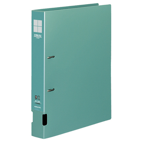 DﾘﾝｸﾞﾌｧｲﾙS型再生PP表紙A4 2穴 300枚 30mmとじ 背幅45mm緑 1ｾｯﾄ(10冊)画像