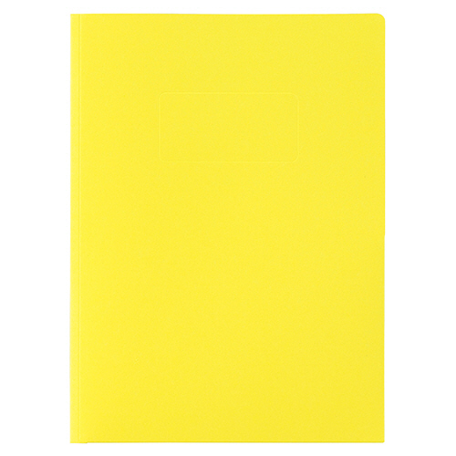 ｶﾗｰﾎﾟｹｯﾄﾎﾙﾀﾞｰ(紙製) 2つ折りﾀｲﾌﾟA4(見開きA3判) ｲｴﾛｰ 1冊画像