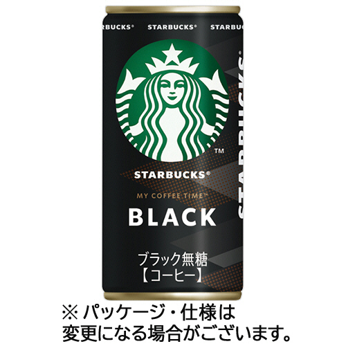 ｽﾀｰﾊﾞｯｸｽ MY COFFEE TIME ﾌﾞﾗｯｸ 185g 缶 1ｾｯﾄ(60本:30本×2ｹｰｽ)画像