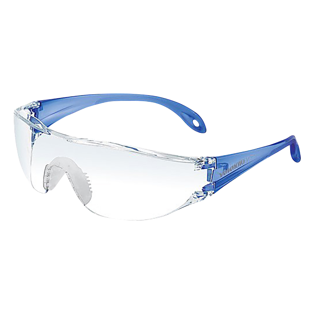 JIS軽量保護メガネ　ストラップ無　ブルー
