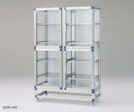 ガス置換デシケーター（マグネットパッキン扉仕様）　ステンレス　1152×523×1765mm画像