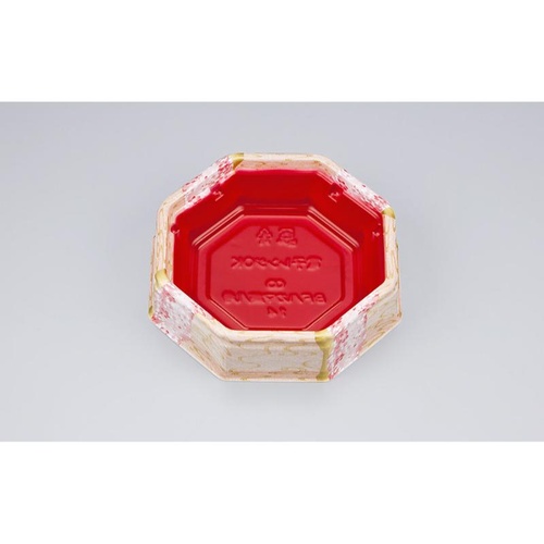シーピー化成 弁当容器 BFハカマ集八角14 花風月 本体(N)画像