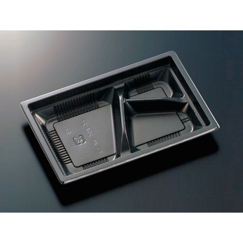 中央化学 弁当容器 CT WF-20A-27 BK 本体画像