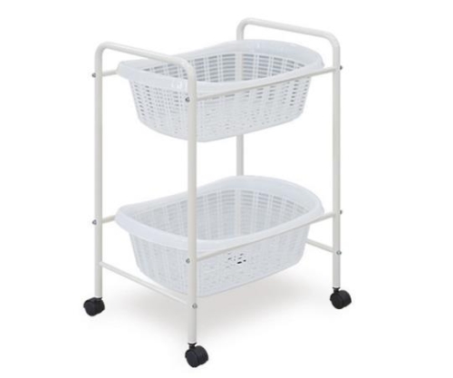 脱衣カゴ 2段用 ホワイト