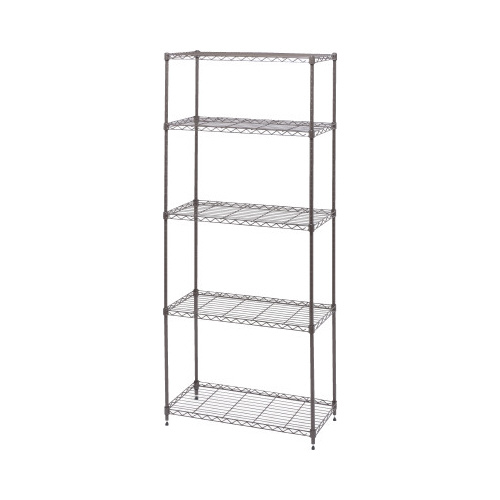 カラーメタルラック　幅７５０×高１８００　ブラウン画像