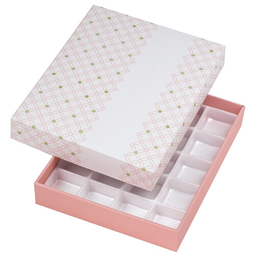 七宝つなぎ　うすべに色２０ヶ入　トレーなし画像