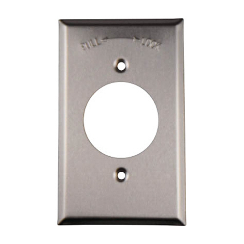 ｽﾃﾝﾚｽﾌﾟﾚｰﾄ 引掛大穴1ヶ用 1枚画像