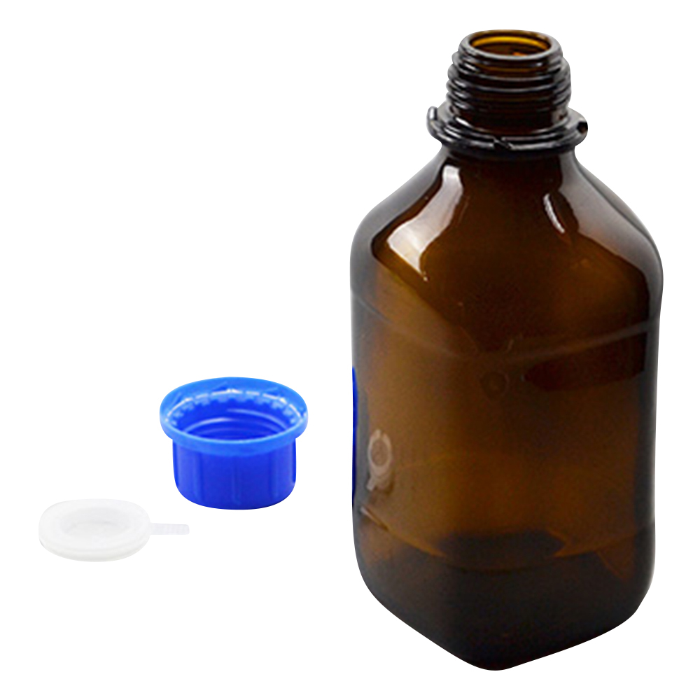 茶褐色ガラスボトル（全体コーティングタイプ）　GL-32　角形　100mL画像