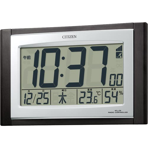 シチズン　置掛デジタル電波時計
