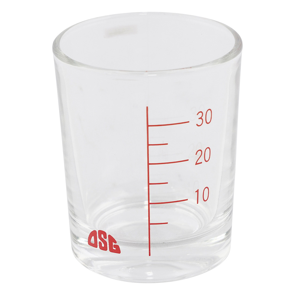 薬盃 硝子製 30mL 目盛付画像