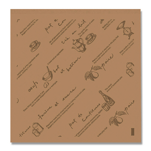 ﾊﾞｰｶﾞｰ袋 18 M 未晒ﾃｨｰﾀｲﾑ 1ｾｯﾄ(4000枚:500枚×8箱)画像