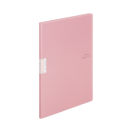 クリヤーブックモッテＡ４縦　２０Ｐ　薄ピンク画像