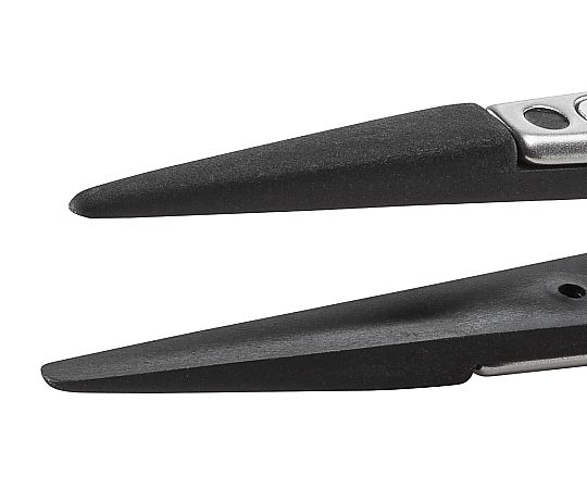 精密耐薬ピンセット SCC洗浄品 直・鈍い 2×1mm画像