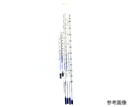 青液棒状温度計　0～100℃　300mm画像