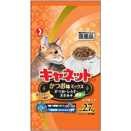 ｷｬﾈｯﾄﾁｯﾌﾟ かつお味ﾐｯｸｽ 2.7kg 1ﾊﾟｯｸ画像