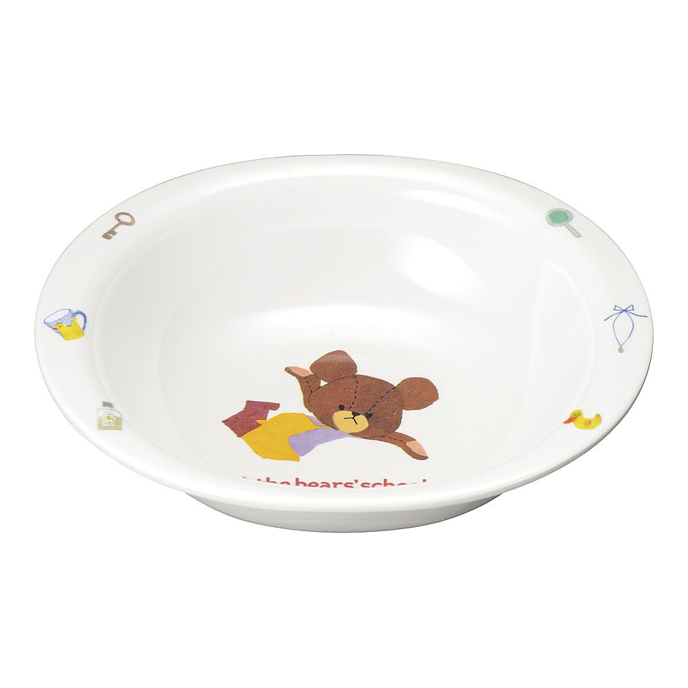 メラミンお子様食器「くまのがっこう」 フルーツボールM-1303TA画像
