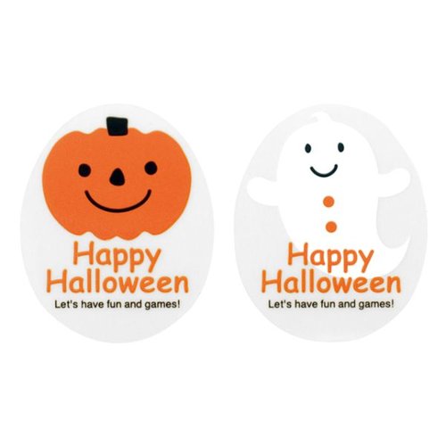 ハロウィン透明シール(100枚) ヘッズ画像