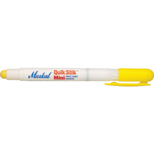 Markal　工業用マーカー　クイック・スティック　ミニ　黄　1本画像