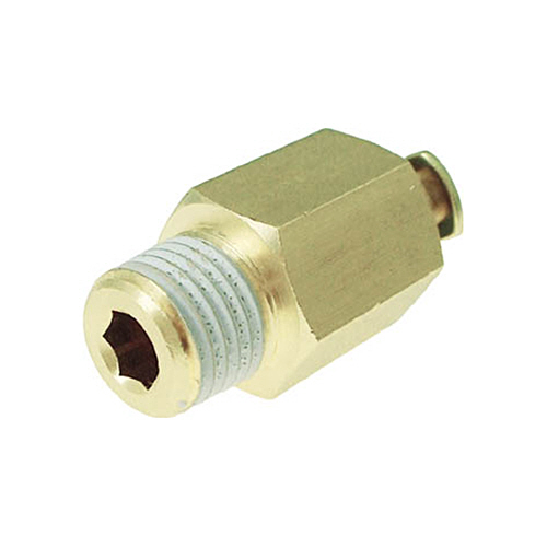 ﾀｯﾁｺﾈｸﾀｰﾆｯﾌﾟﾙｺﾈｸﾀｰ(金属) R1/4 外径8mm 1個画像