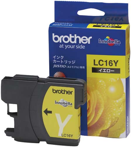 純正インク　ＬＣ１６Ｙ　イエロー　２個画像