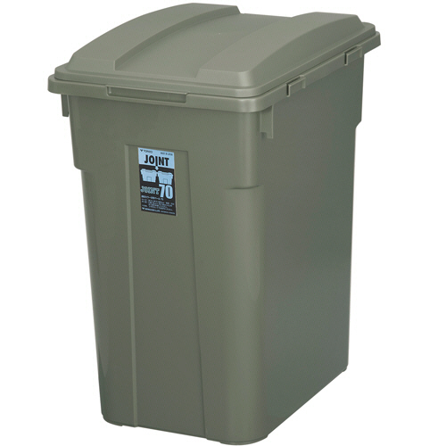 TONBO 連結ｶﾗｰ分別ﾍﾟｰﾙ 70L ｶｰｷｸﾞﾘｰﾝ 1台画像