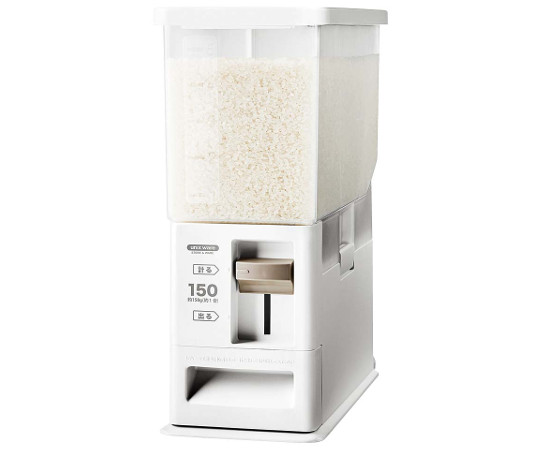 計量米びつ　6kg型　ホワイト　750496画像