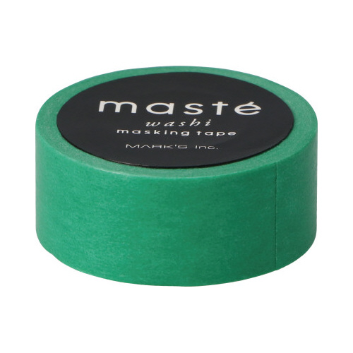 マスキングテープ無地グリーン画像