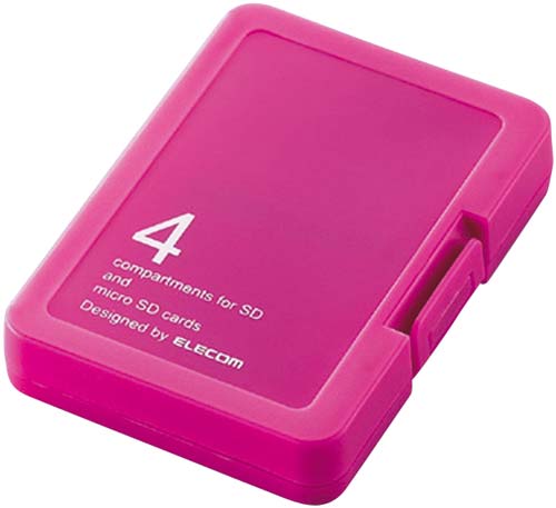 ＳＤケース　プラスチックタイプ／ピンク画像