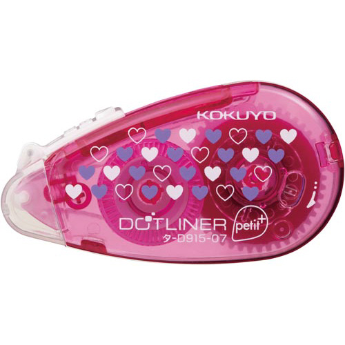 ドットライナープチ＋　強粘着　使い切り　ハート画像