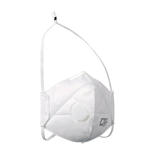 二つ折り使い捨て式防じんﾏｽｸ DS2排気弁付 1袋(10枚)画像