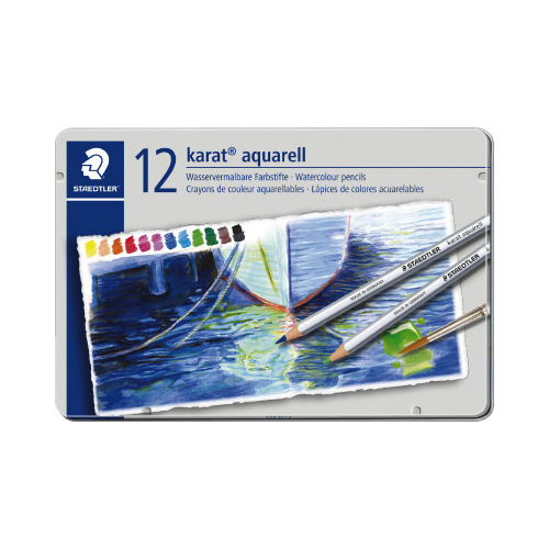 カラト　アクェレル１２５　水彩色鉛筆　１２色
