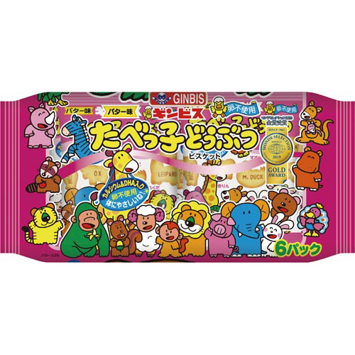 たべっ子どうぶつバター味　２３ｇ　６パック画像