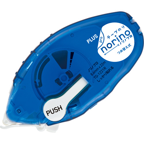 ﾃｰﾌﾟのり ﾉﾘﾉﾌﾟﾛ しっかり貼れる 本体 8.4mm×22m ﾌﾞﾙｰ 1個画像