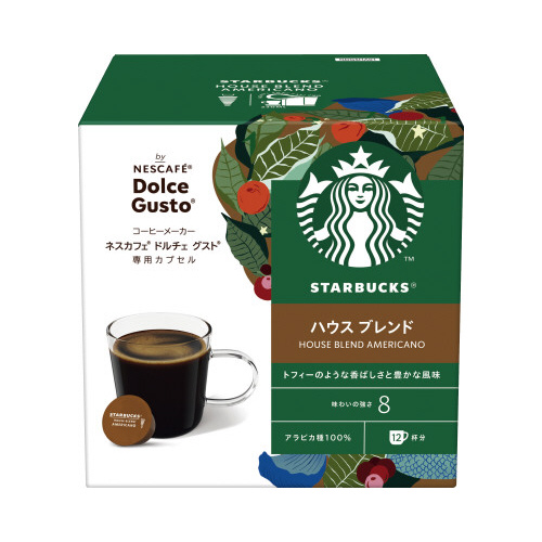 ドルチェグストスターバックスハウスブレンド１２杯画像