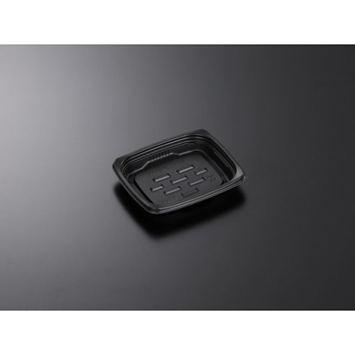 中央化学 軽食容器 CT デリトップ 13-11 BK 本体画像