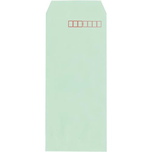 ソフトカラー封筒　長４　グリーン　１００枚入画像
