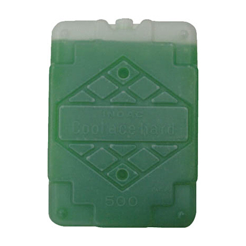 ｲﾉｱｯｸ 保冷剤 容器500g -11℃ 緑 25×140×195mm 1個画像