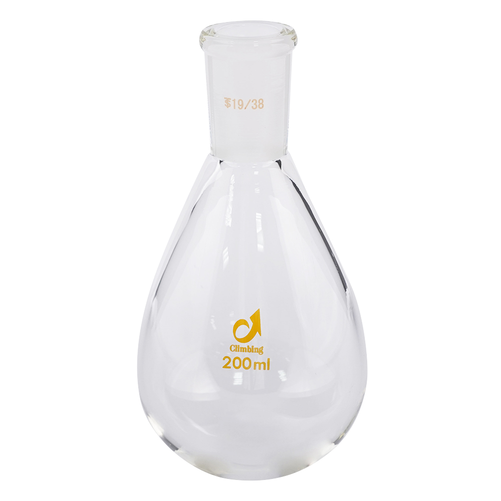 共通摺合茄子型フラスコ　200mL　TS19／38画像