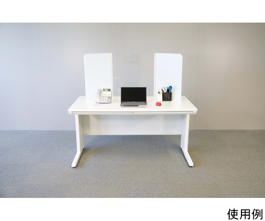 TECCELLモバイルウォール　両サイド　59型　フロントオール透明タイプ（PET）　590×400×H570mm画像